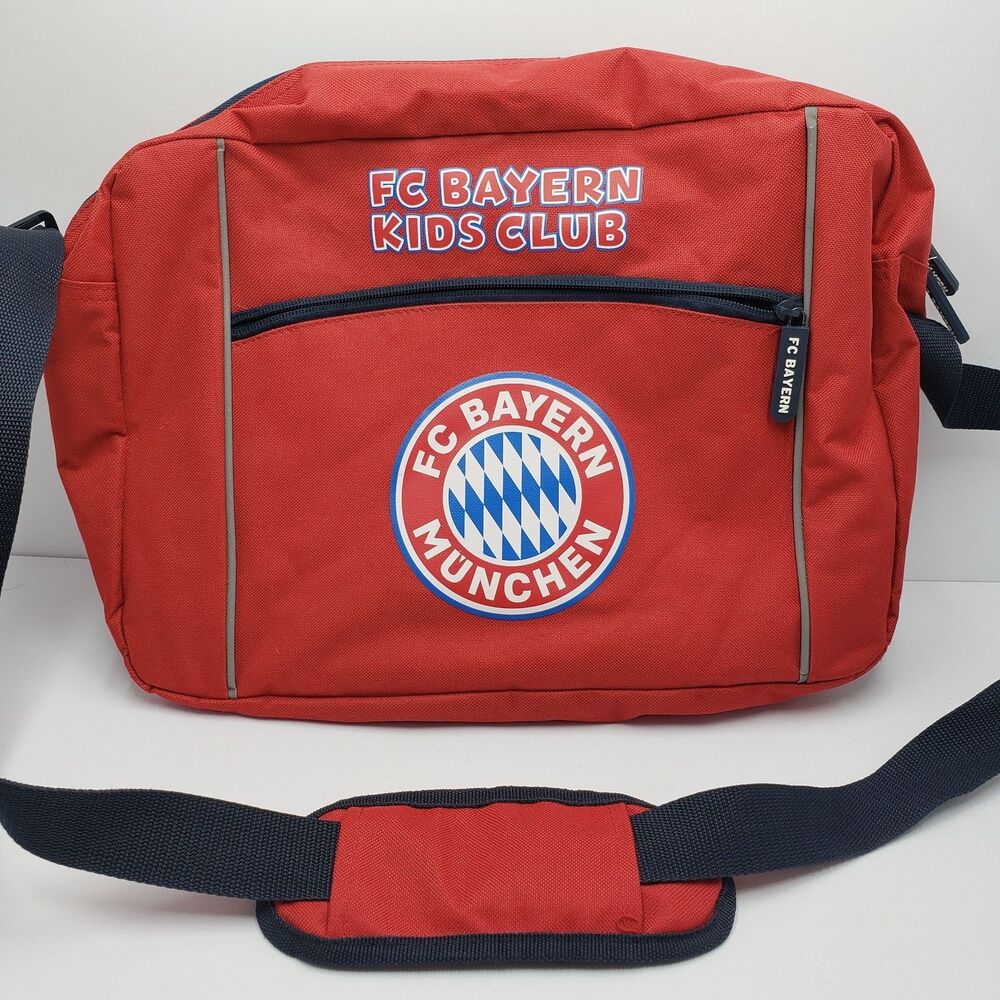 Bayern Munich Kids Club Training Gym Duffle Bag Red Soccer FC Bayern Munchen Yth